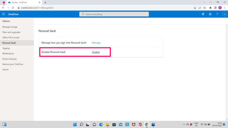 How To Use Personal Vault On Onedrive Protect Your Files