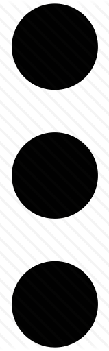 3 Dots Horizontal Menu icon