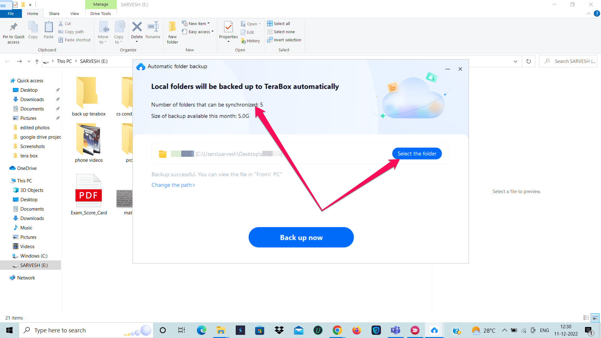 TeraBox on Windows   How to Backup and Sync - 67