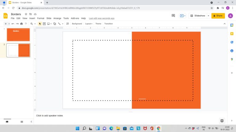 How to add border to google slides in 2023 