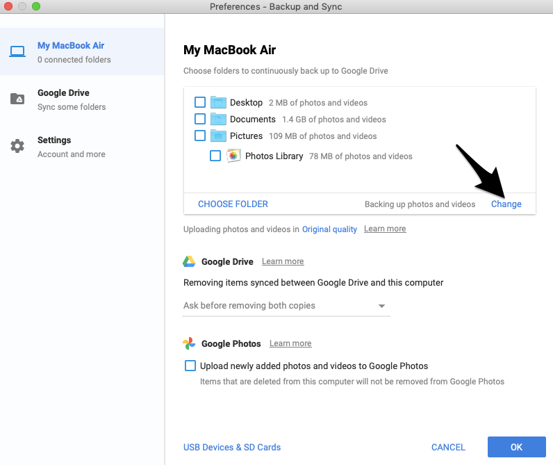 google photos uploader mac