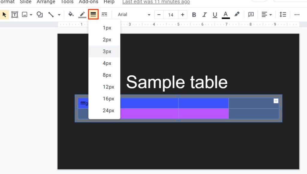 How to Add and Edit Tables in Google Slides? - BytesBin