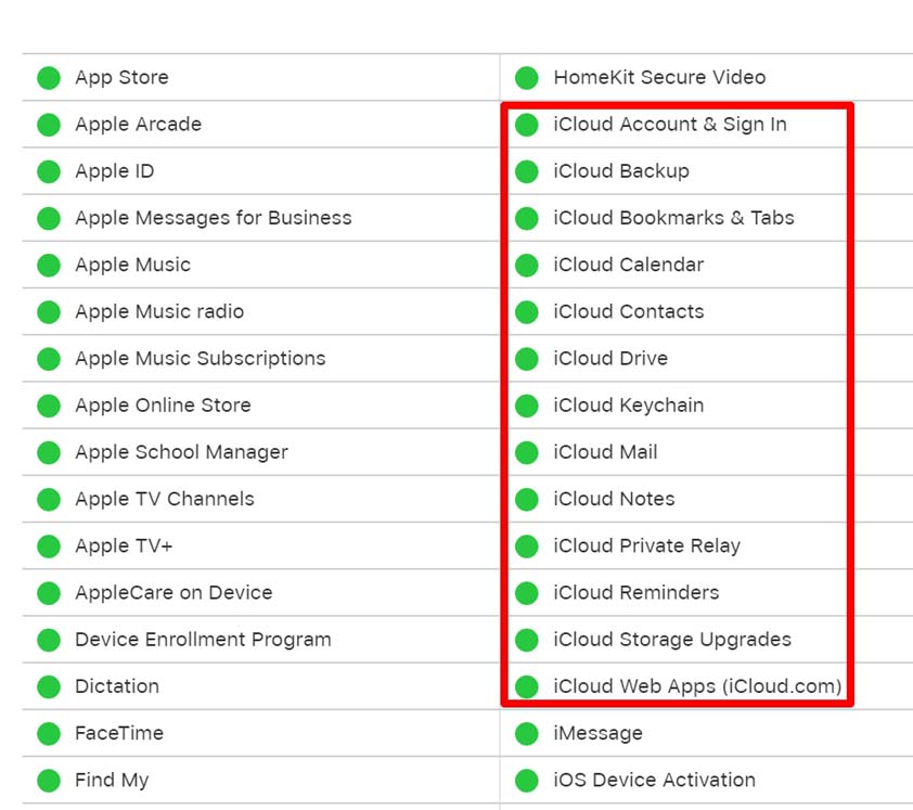 Check Apple Server