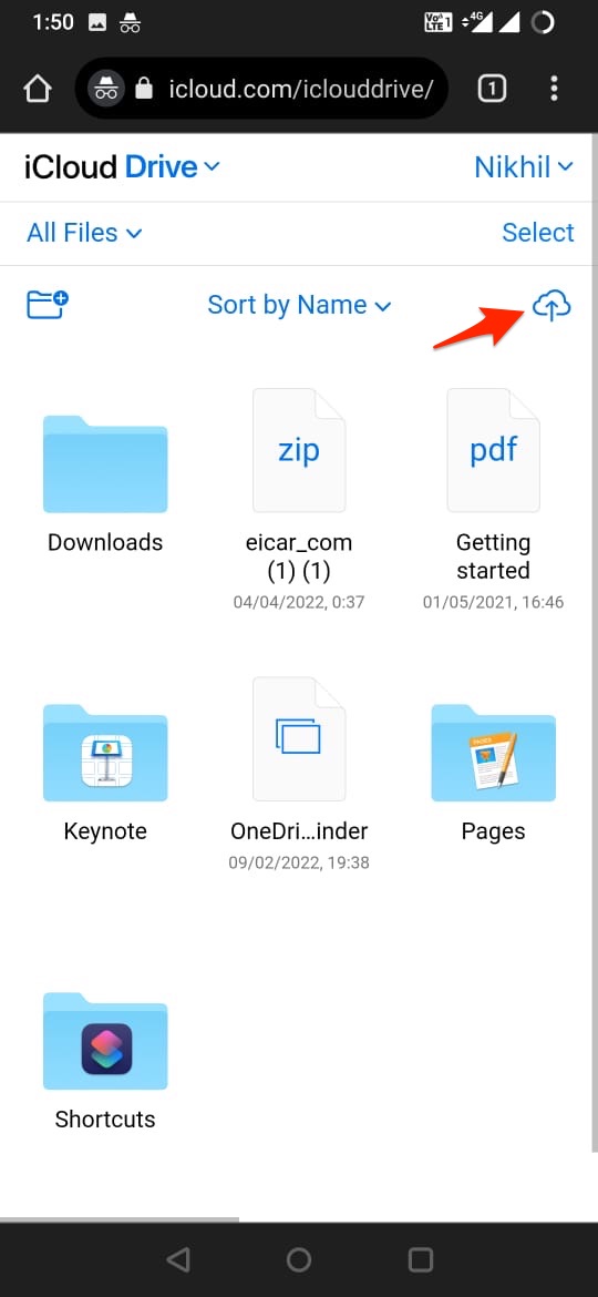 Click_on_Upload_icon_iCloud_Drive