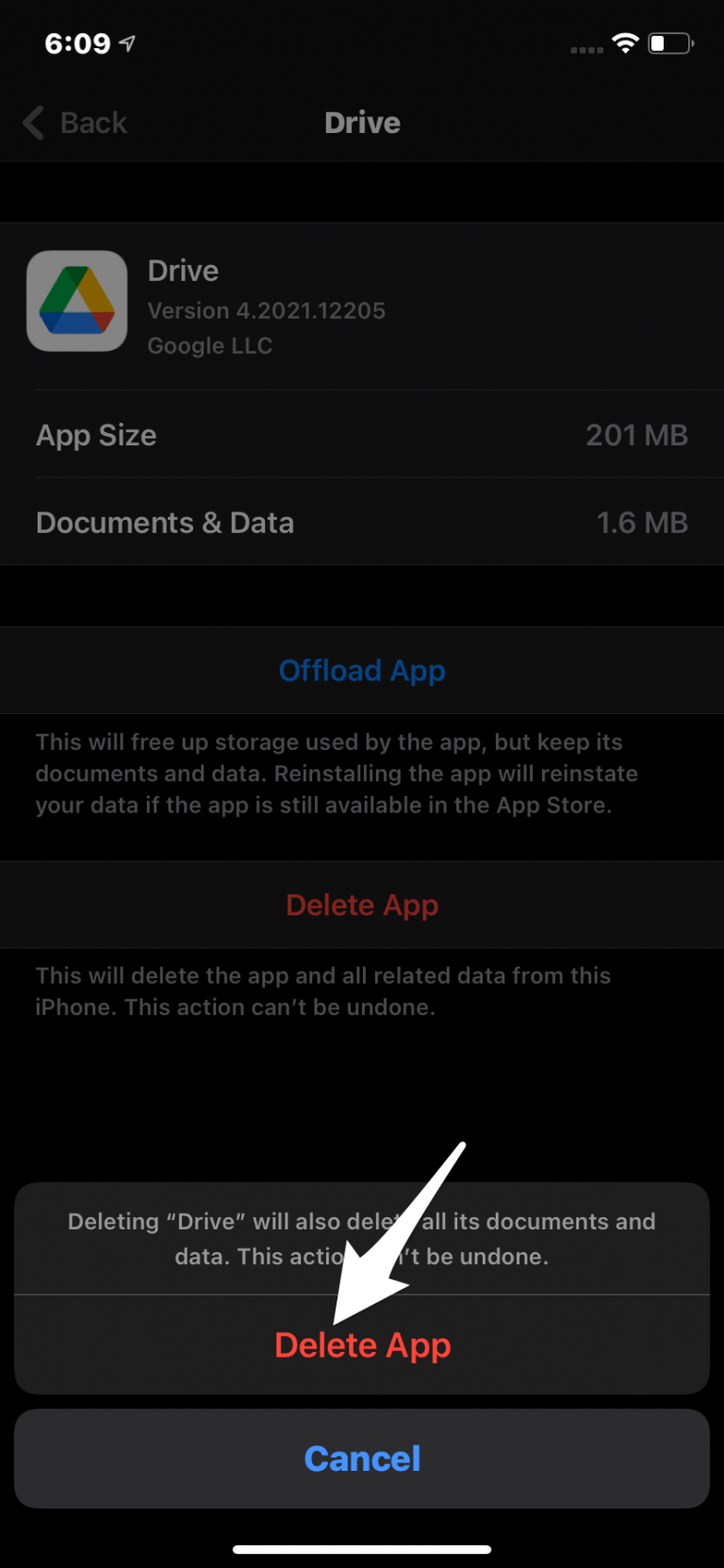 How to Clear Cache of Google Drive on iPhone?