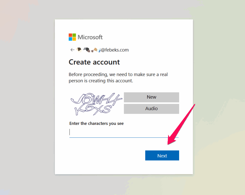 Create Account