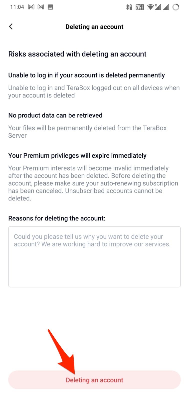 Delete_TeraBox_Account