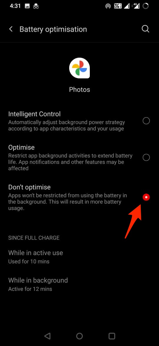 Do_Not_Optimise_battery