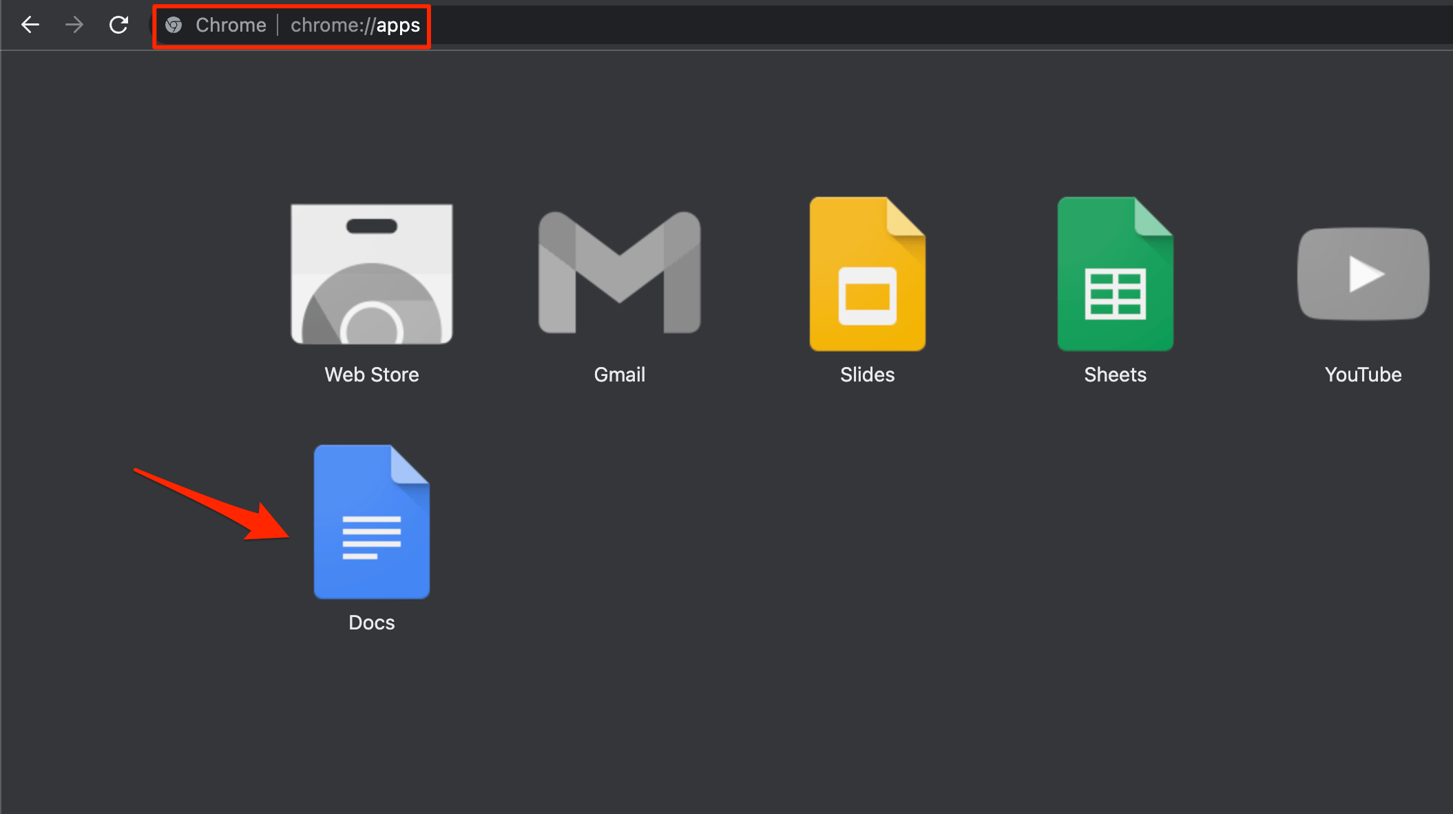 Docs Added to Chrome Apps