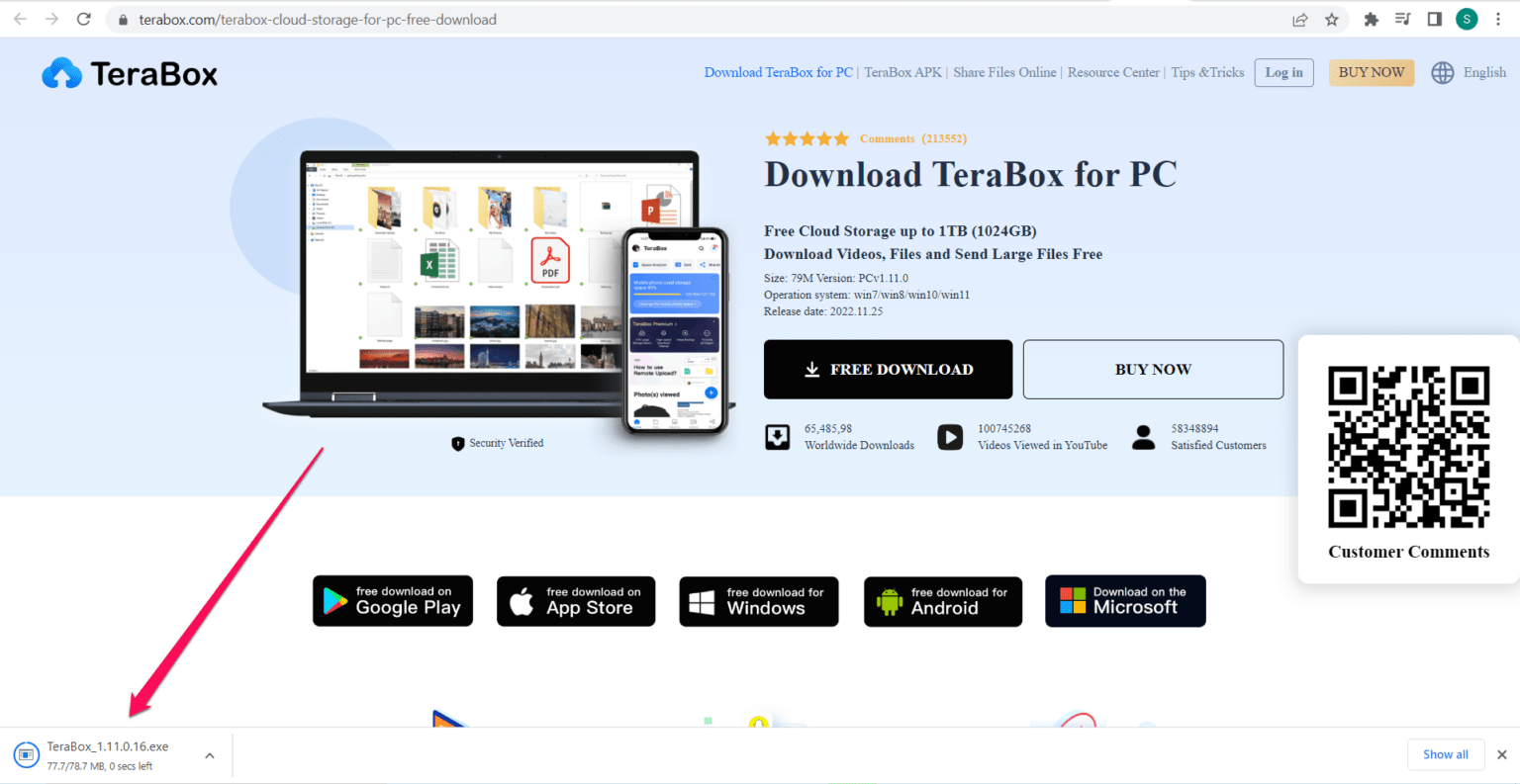 terabox for pc