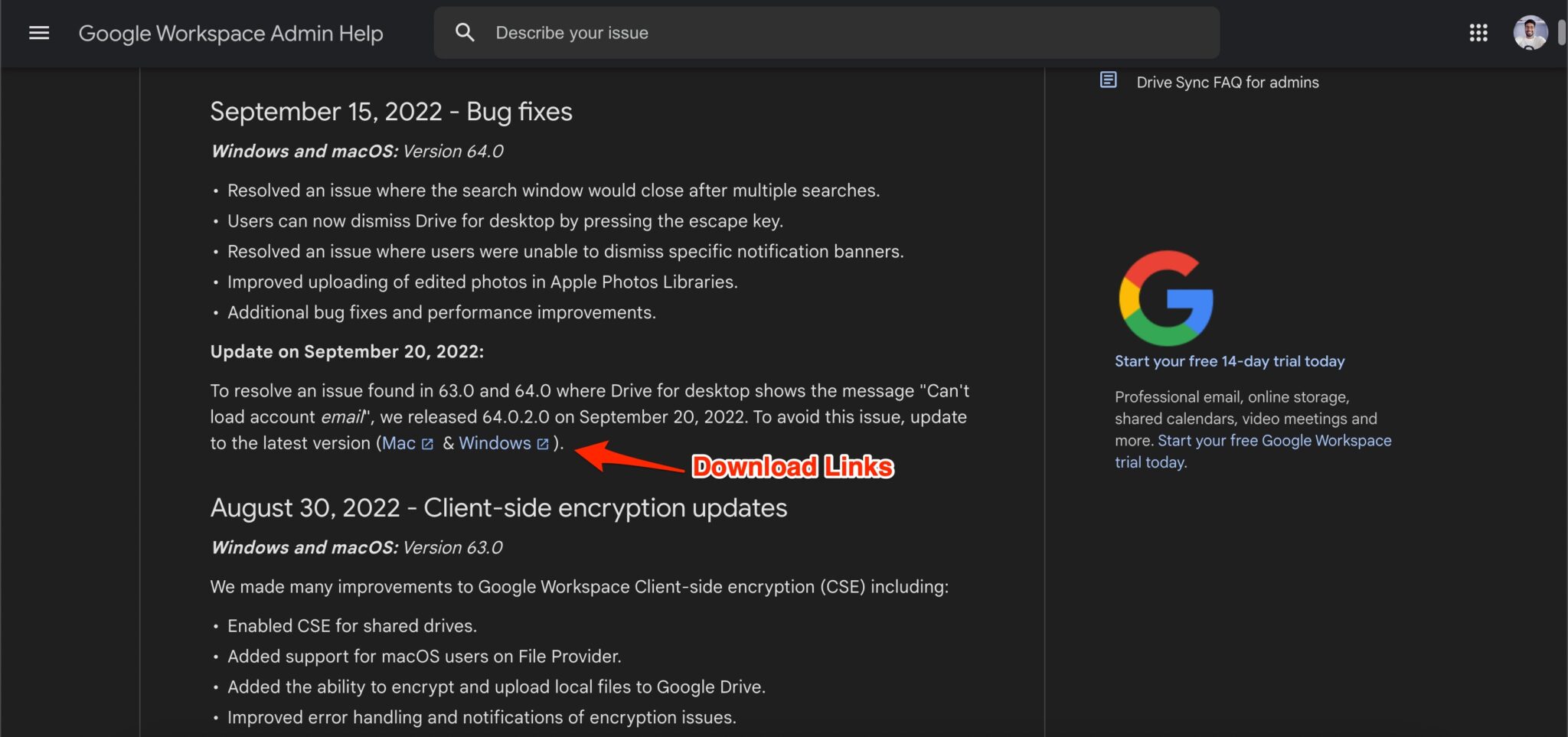  how to update google drive for desktop on pc 