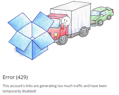 Error 429 Dropbox