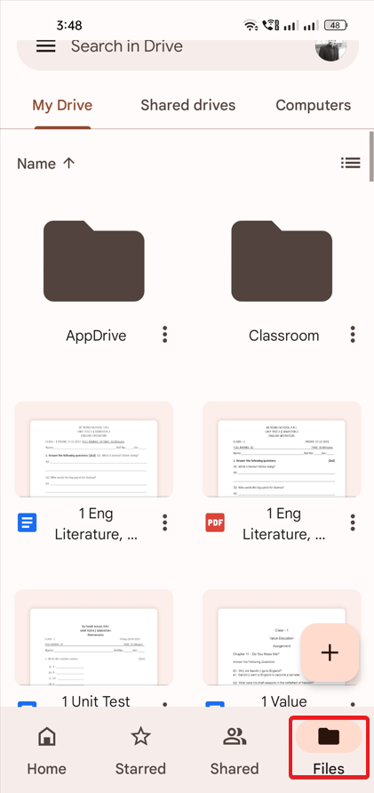 Files Google Drive