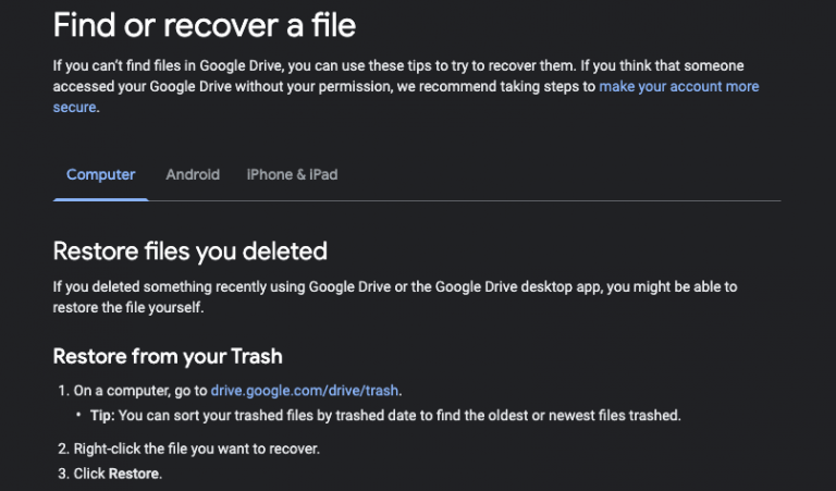 How to Recover Permanently Deleted Google Docs? (2023)