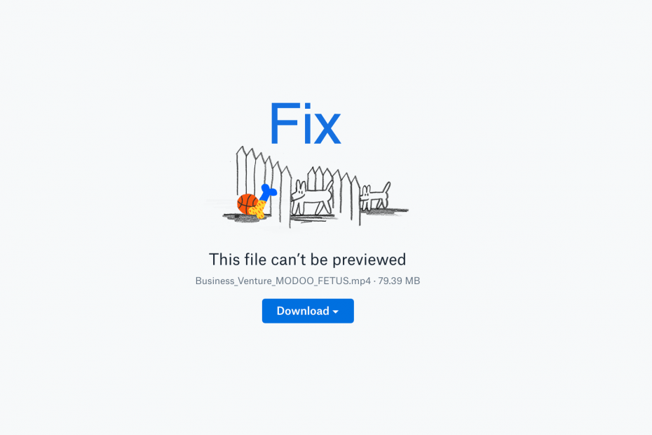 Fix File Cannot Be Previewed Dropbox
