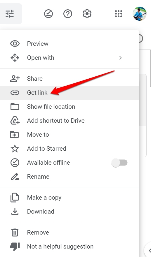 Get Link Google Drive