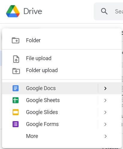 Google Drive Docs