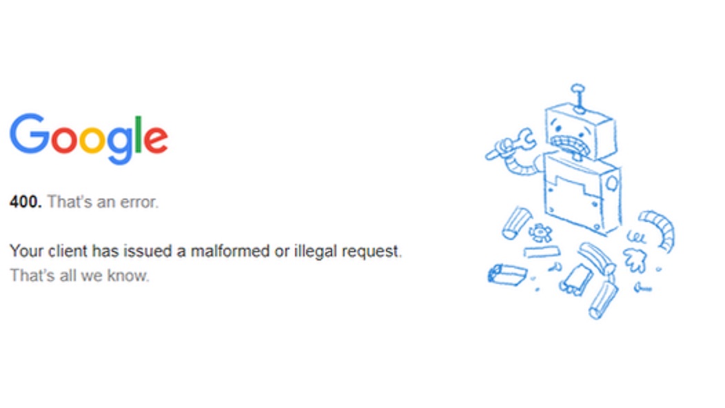 Google Drive Error 400