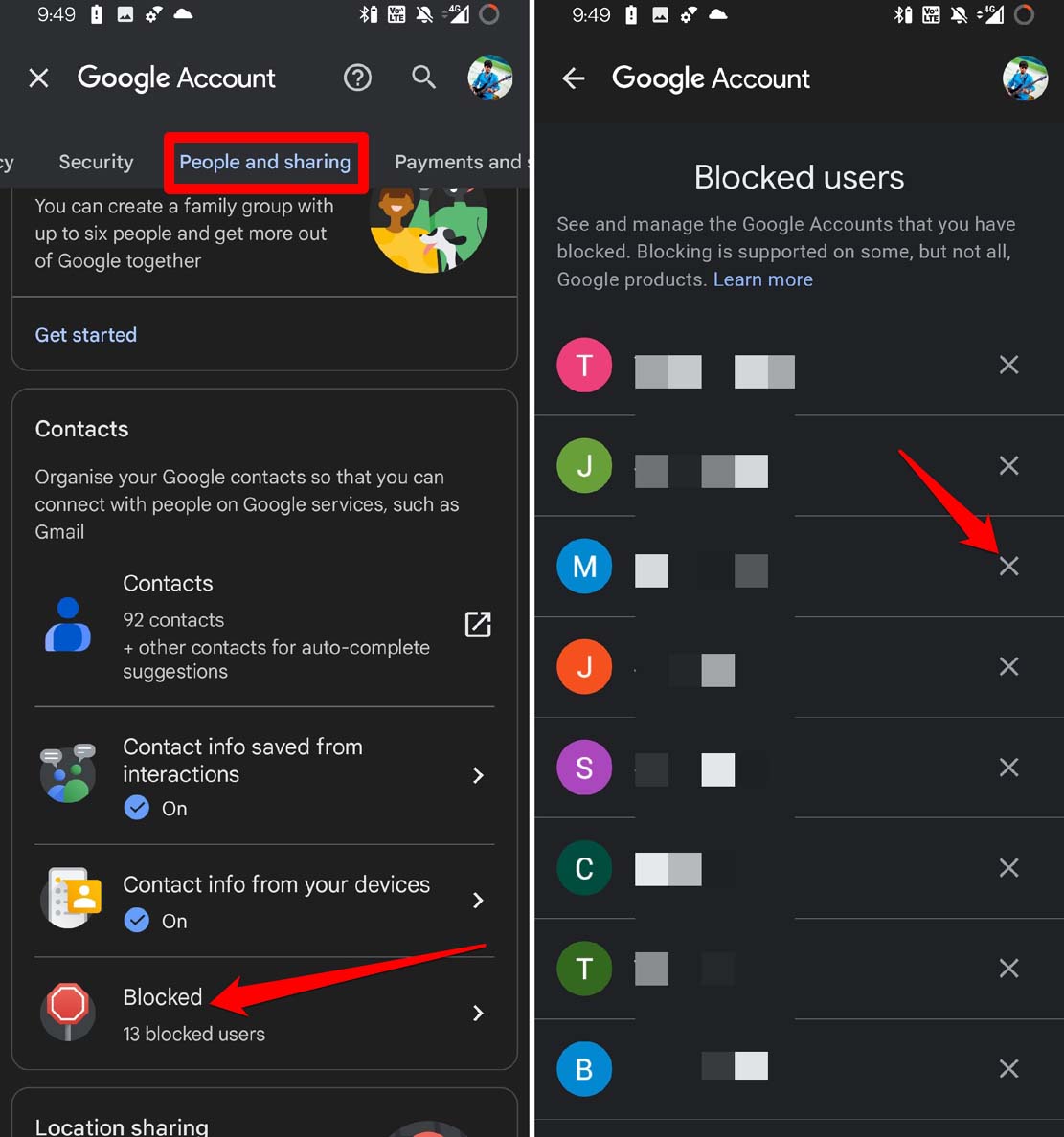 How to Unblock Someone on Google Drive Mobile App