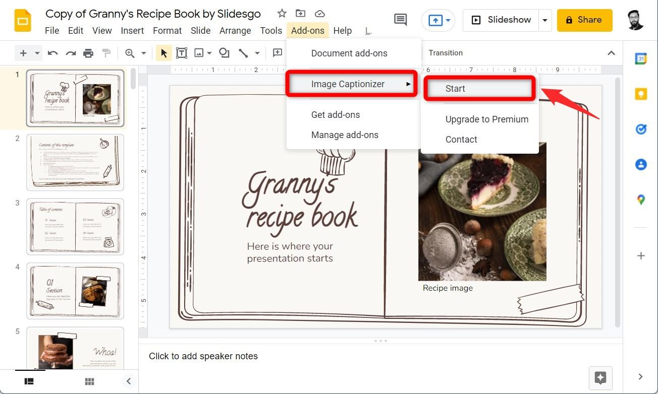 How to Add Image Caption in Google Slides 2023  - 75