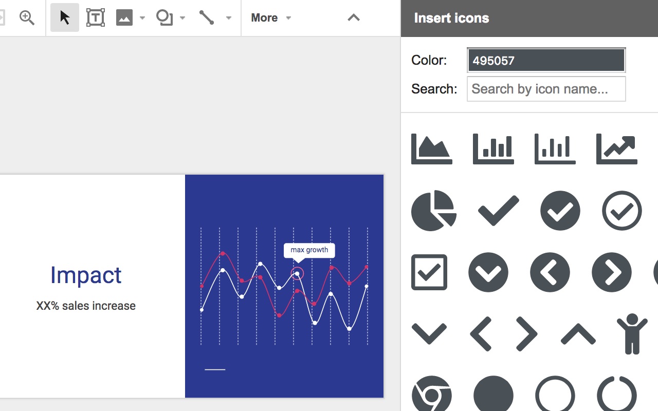 Insert Icons for Slides