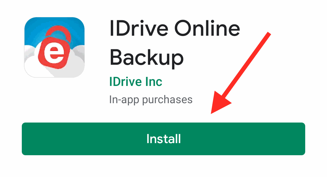 idrive free storage