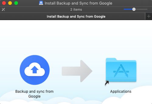 google backup and sync not working mac big sur