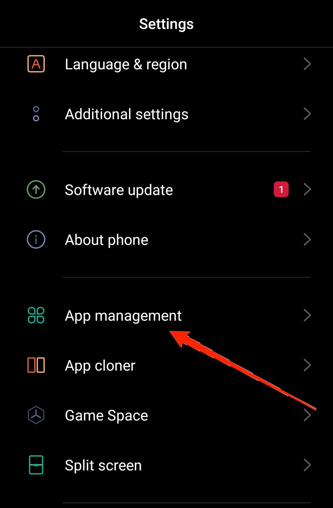 Manage App Android