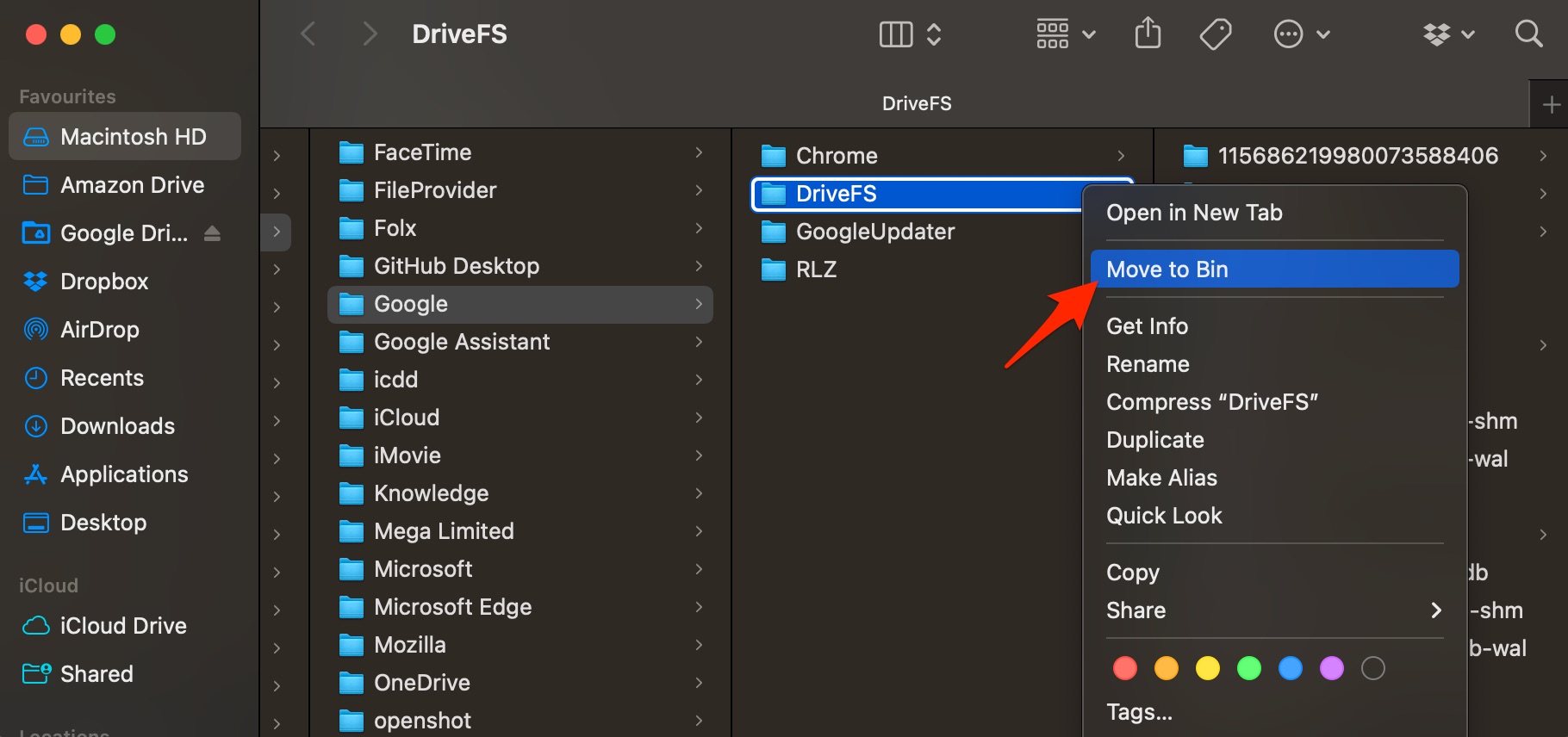 How to Uninstall Google Drive on Mac  - 1