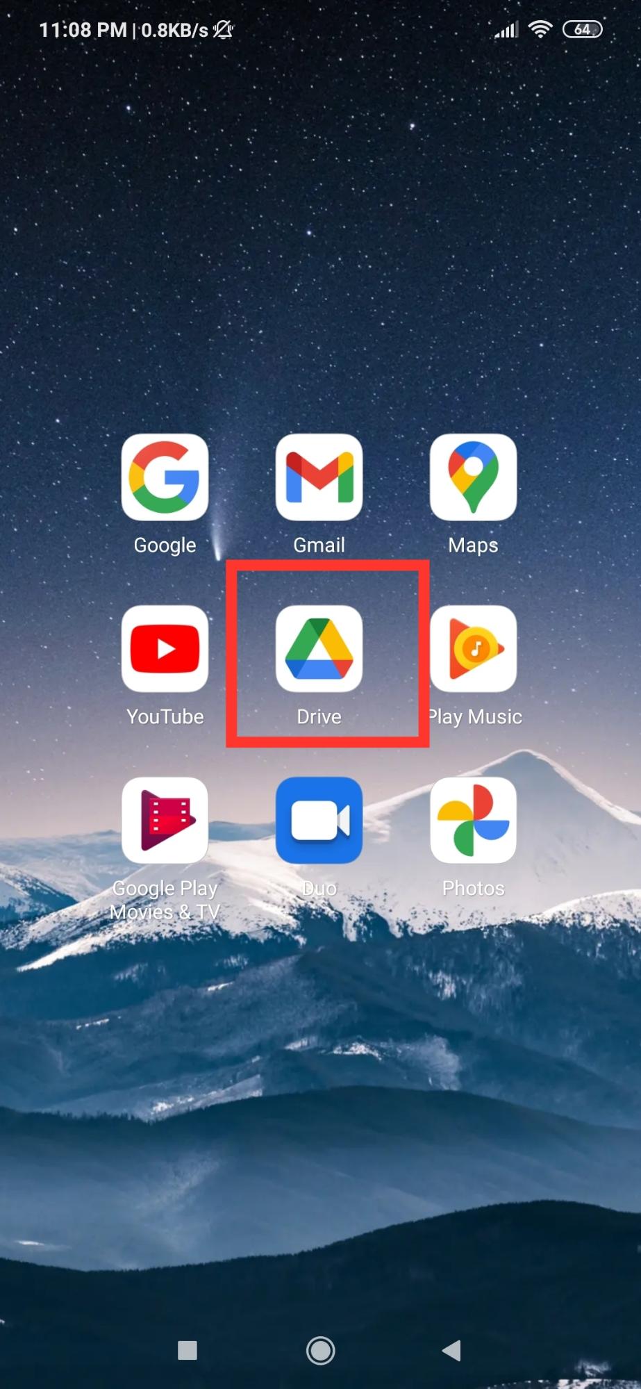 Open Google Drive