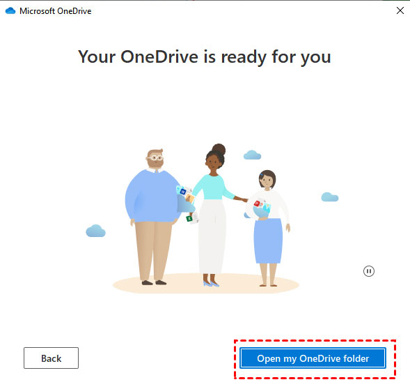 Open OneDrive Folder on PC