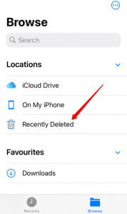 deleting files from icloud