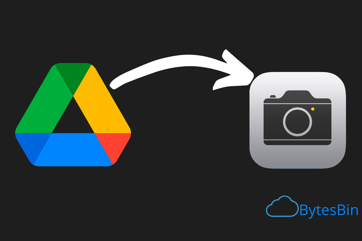 how to download photos from google drive to iphone