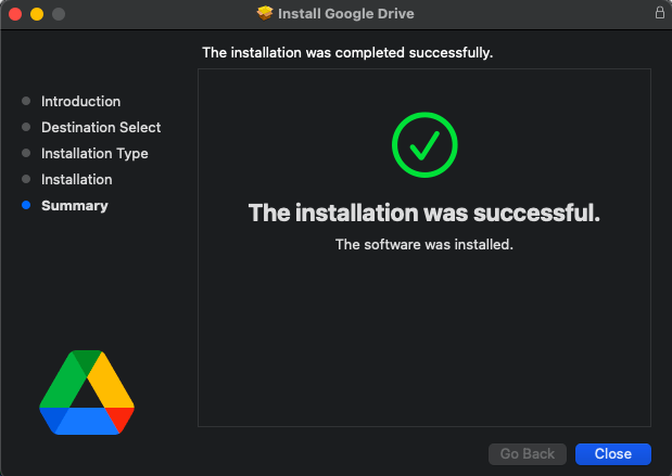 Install Google Drive on mac