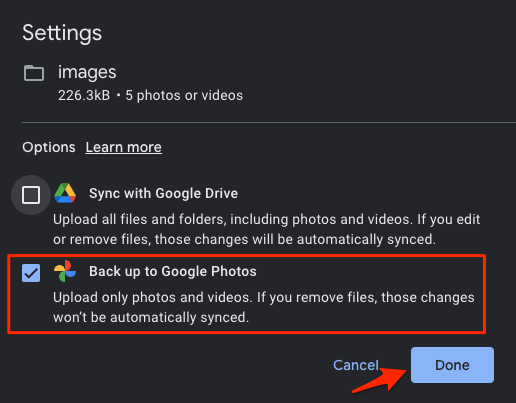 How to Backup Specific Folder to Google Photos in 2023  - 66