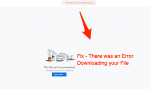 Fix Dropbox – There was an Error Downloading your File
