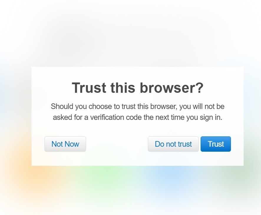 Trust this browser