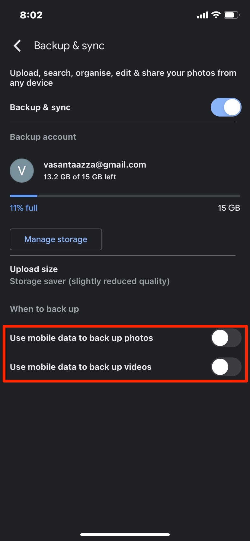 How to Stop Video Backup to Google Photos 2023  - 98