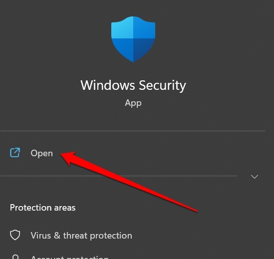 Windows Security Open