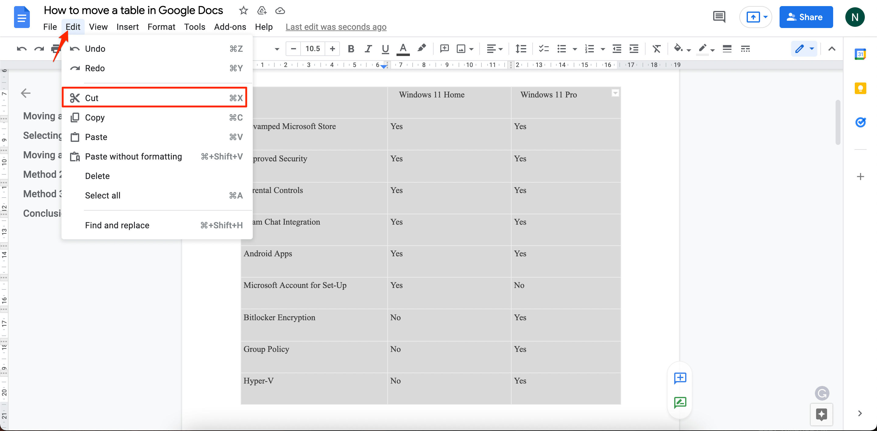 How to Move Table in Google Docs in 2023  - 38