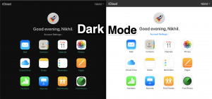 How to Turn ON Dark Mode Theme on iCloud on Web Browser?