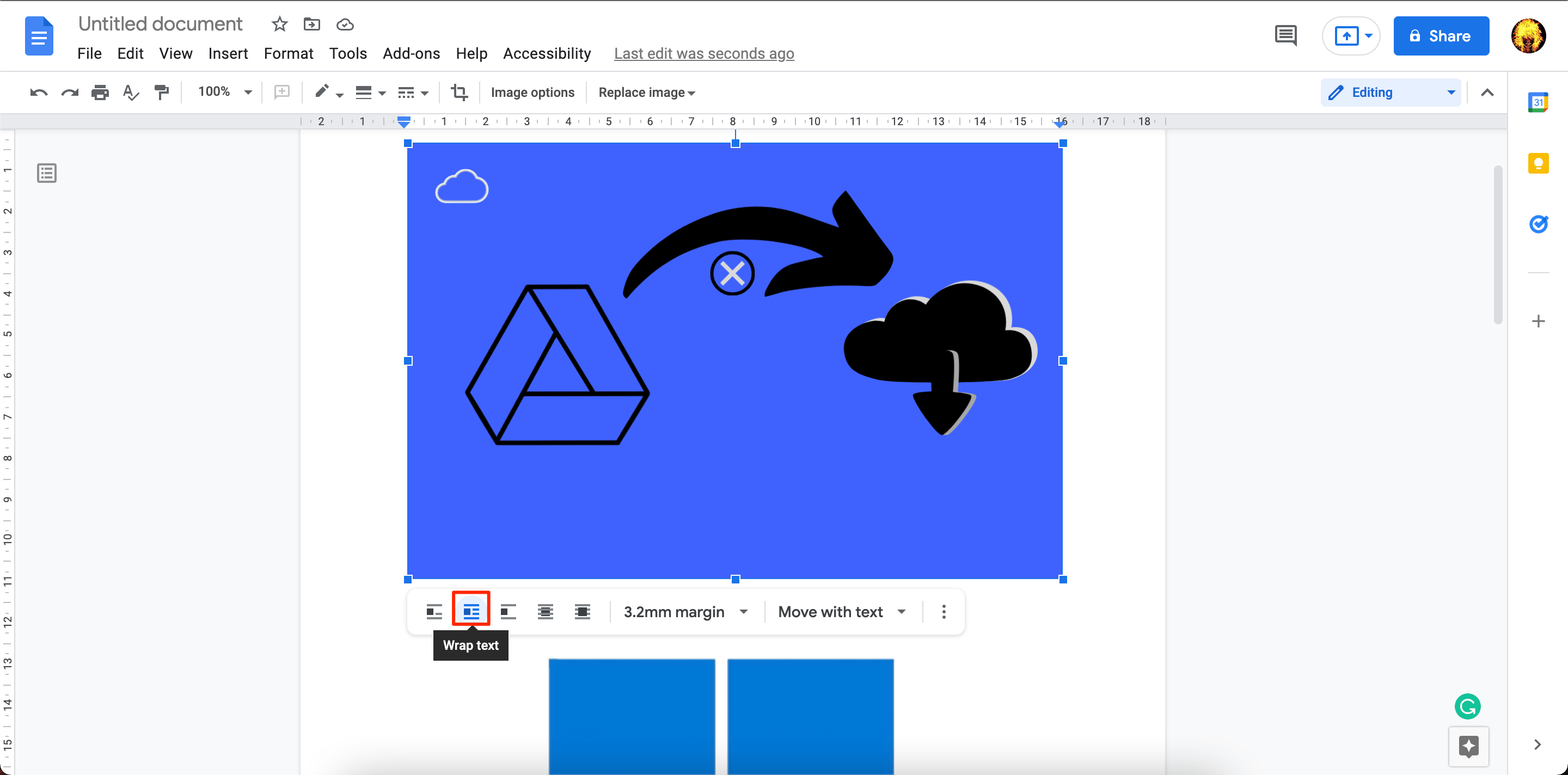 How to Overlap Images in Google Docs 2023  - 79